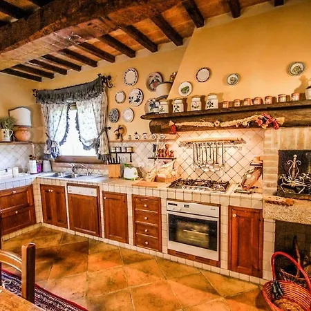 With Private Pool, A/c In Umbria Nabij Todi וילה